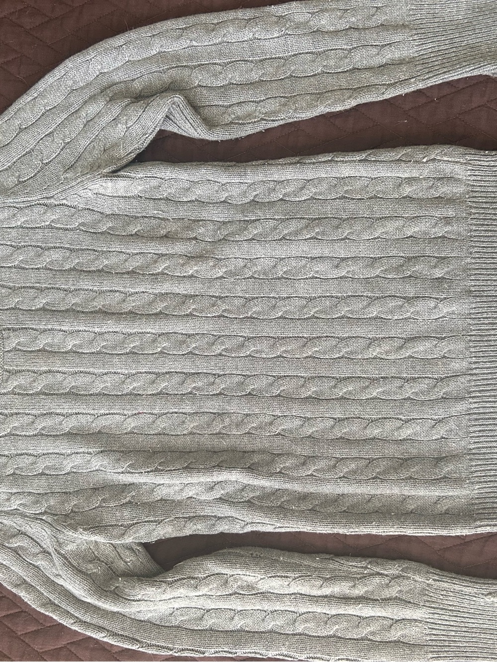 Bundle of Ralph Lauren Cable-Knit sweaters and polo v-necks - Picture 7 of 10